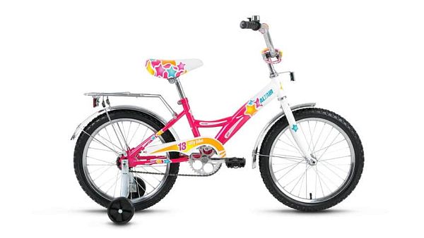 Велосипед детский ALTAIR City girl 18" 10,5" 1 ск. белый фуксия ALTAIR City girl 18 (2016)   