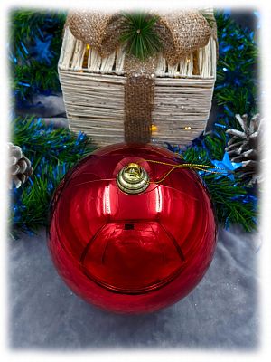 Шар 15 см 1 шт красный 150SP01-01R