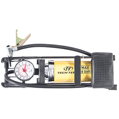 Насос ножной Tech Team 9802 автониппель (AV, Schrader)  FP-9802A Насос ножной Tech Team 9802 автониппель (AV, Schrader)  FP-9802A