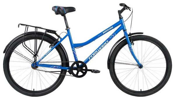 Велосипед городской FORWARD Barcelona 1.0 26" 17" 1 ск. темно-синий FORWARD Barcelona 1.0 17" темно-