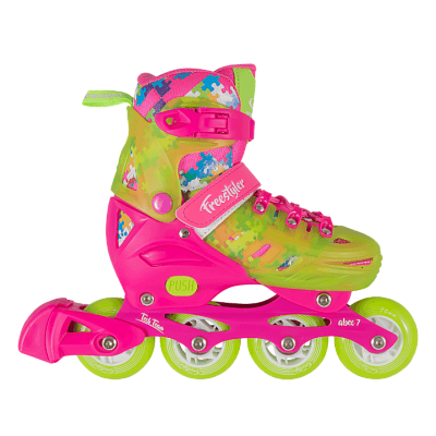 Роликовые коньки Tech Team Freestyler, 28-31 Pink - Light Green, , 490039