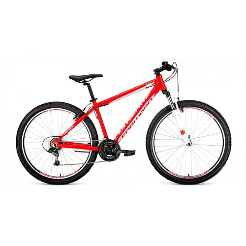 													Велосипед горный FORWARD Apache 1.0 27.5" 17" 21 ск. красно-белый RBKW0M67Q018 2020