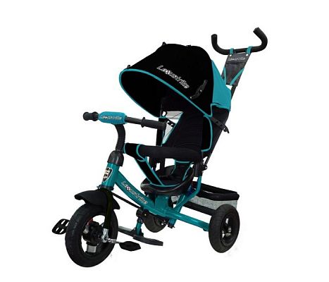 Детский трехколесный велосипед с ручкой LEXUS Trike 950-N108-AQUA2-22 бирюзовый (294)