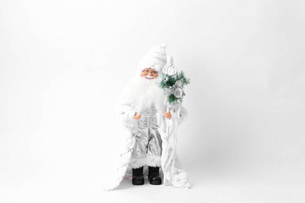 Дед Мороз  45 см белый 98179918