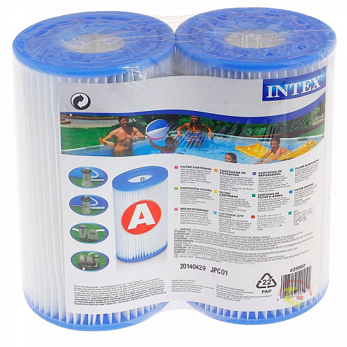 Картридж (2 шт) "A" INTEX 29002 фото 2 Картридж (2 шт) "A" INTEX 29002 фото 2