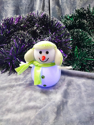 Снеговик 12 см зеленый 27010P-S5Green фото 3 Снеговик 12 см зеленый 27010P-S5Green фото 3