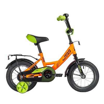Велосипед детский  Novatrack VECTOR 12" 8,5" оранжевый 123VECTOR.OR20 2020