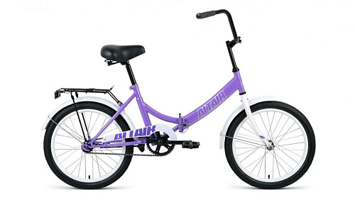 													Велосипед городской складной  ALTAIR City 20" 14" фиолетовый/серый RBKT0YN01007 2020