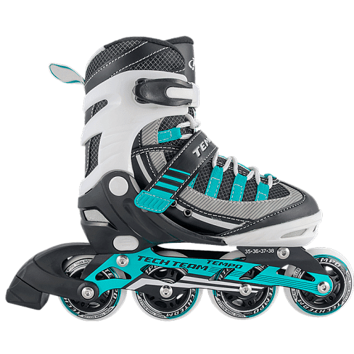 Роликовые коньки Tech Team Tempo, 39-42 Black - Yellow, , 00005945 фото 2 Роликовые коньки Tech Team Tempo, 39-42 Black - Yellow, , 00005945 фото 2