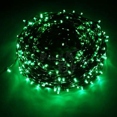  80 м м, зеленый 1000 LED, , провод , DD1710