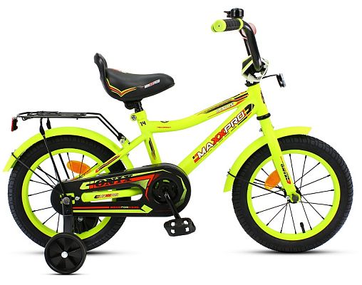 Велосипед детский MAXXPRO ONIX 12"  1 ск. желто-красный ONIX-M12-2 (2020) 2020