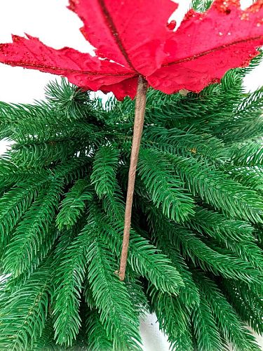 													Цветок красный d 23 см Al-9202-5r фото 4