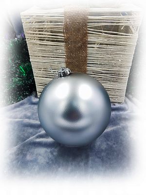 Шар 15 см 1 шт серебряный 150MP01-01S