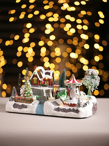 Новогодняя композиция 35х19х20 см MG0627-13 Новогодняя композиция 35х19х20 см MG0627-13