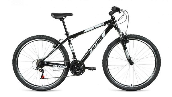 Велосипед горный ALTAIR AL 27.5 V 27.5" 19" 21 ск. черный/серебристый RBKT1M67Q013 2021