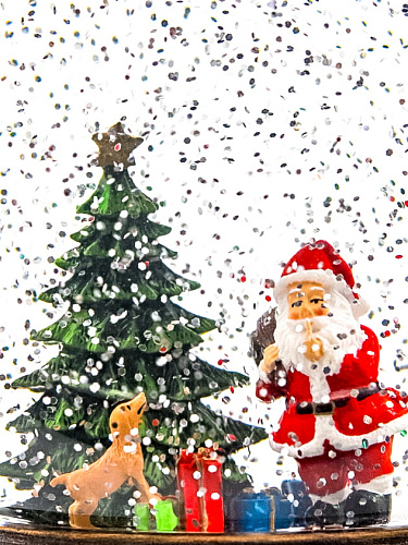 													Новогодний фонарик музыкальный Дед Мороз и ёлка 21 см Р-5045-2/Р-5045-B/AZ-505/К130-931X фото 5