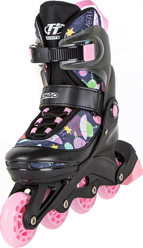 													Роликовые коньки Tech Team Kongo, 30-33 (S) розовый, 2021, 087136 фото 7