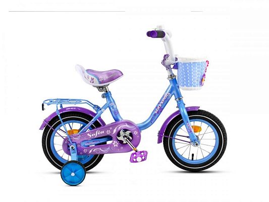 Велосипед детский MAXXPRO SOFIA 12"  1 ск. Бирюзово-сиреневый SOFIA-12-3 