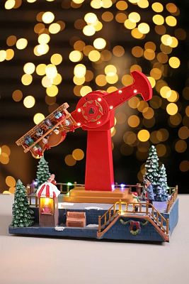 Новогодняя композиция  28х16х26 см MG0627-02