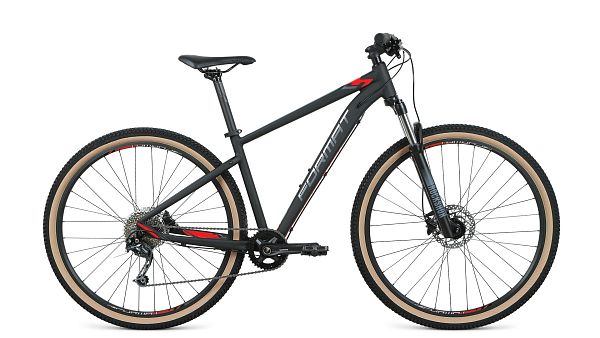 Велосипед горный FORMAT 1411 27.5" L 9 (1x9) ск. черный матовый RBKM1M37E005 2021
