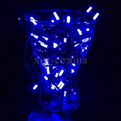 Светодиодная гирлянда нить 100 LED LED 9 м белый холодный 2018525