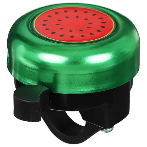 													Звонок велосипедный Graffiti «Арбузик» черный, зеленый 7362425 фото 3