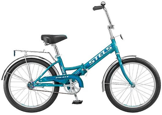 Велосипед городской складной STELS PILOT 310 20" 13" 1 ск. Бирюзовый/зеленый LU076127 