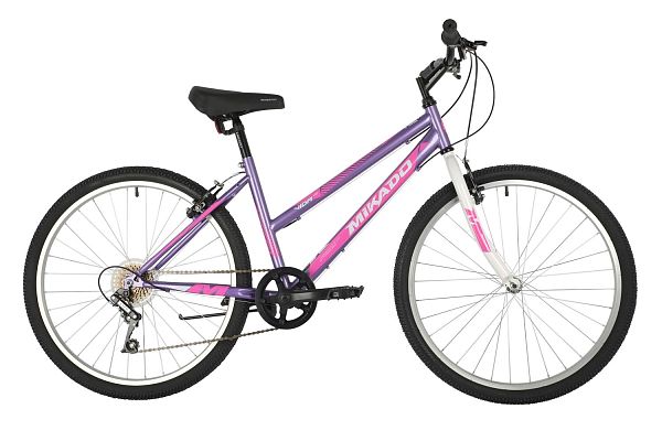 Велосипед горный MIKADO VIDA 1.0 26" 16" 6 ск. фиолетовый 26SHV.VIDA10.16VT1 2021