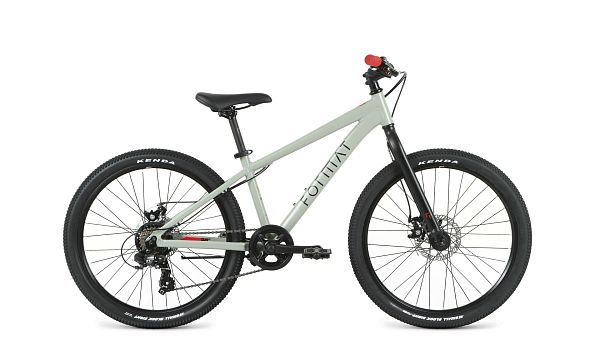 Велосипед горный FORMAT 6414 24" OS 7 (1x7) ск. бежевый матовый RBK22FM24492 2022 г. Велосипед горный FORMAT 6414 24" OS 7 (1x7) ск. бежевый матовый RBK22FM24492 2022 г.