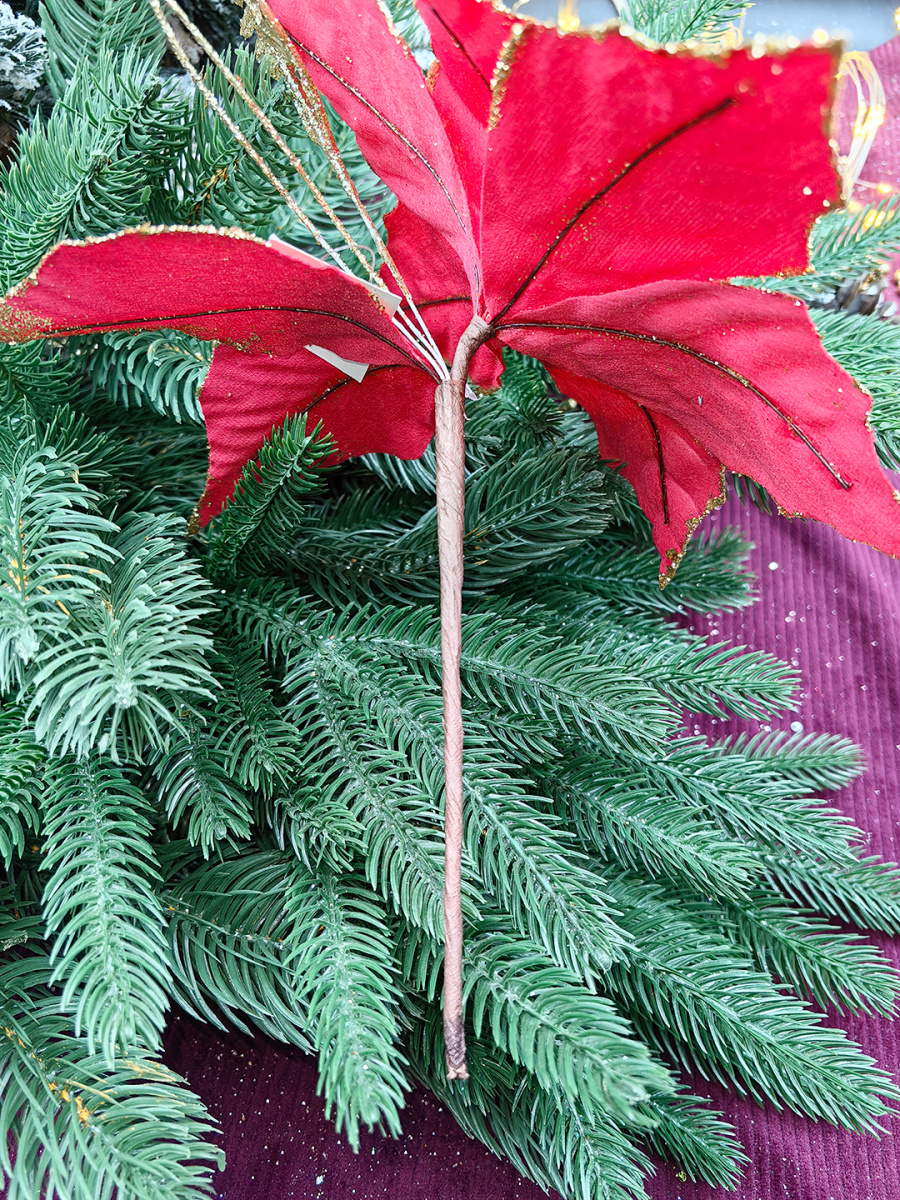 Цветок красный d см Flo-12-54red фото 3 Цветок красный d см Flo-12-54red фото 3