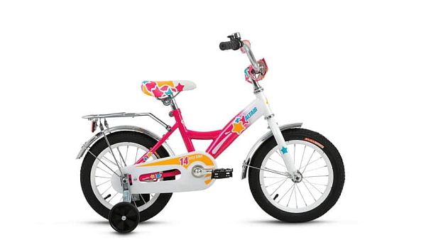 Велосипед детский ALTAIR City girl 14" XS 1 ск. розовый глянцевый ALTAIR City girl 14  розовый 