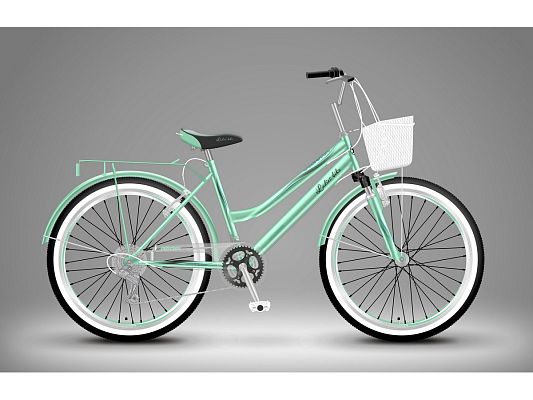 Велосипед городской MAXXPRO VERONA 26" 16" 18 ск. зелено-белый N2603-2 