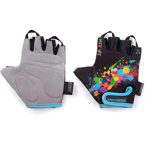 													Велоперчатки Vinca sport Splash 4XS черный VG 981 splash (4) фото 3