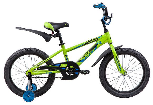 Велосипед детский Novatrack LUMEN 18" 10,5" 1 ск. зеленый 185ALUMEN.GN9 