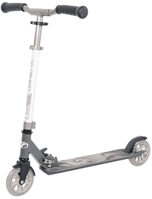 Самокат Городской складной Tech Team COMFORT 125R бело-серый   Самокат Городской складной Tech Team COMFORT 125R бело-серый