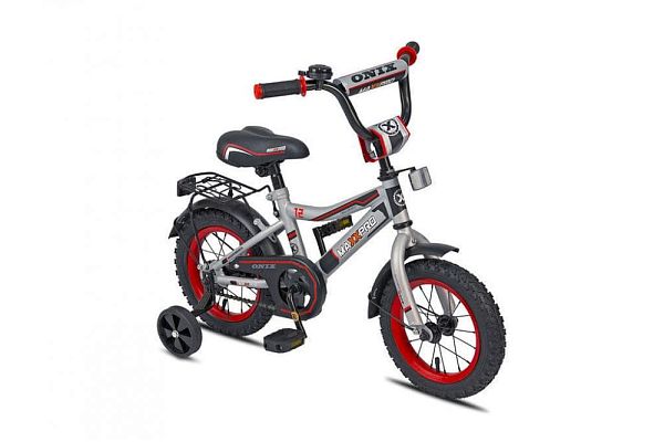 Велосипед детский MAXXPRO ONIX 14"  матовый черно-красный ONIX-14-1 (19) 