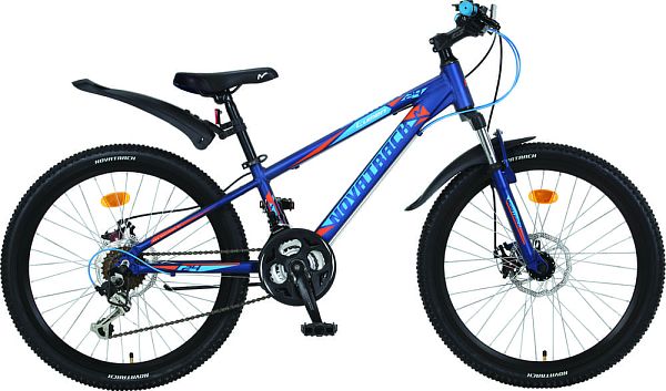 Велосипед горный Novatrack LUMEN 24" 13" 18 ск. синий 24AHD.LUMEN.13BL8 