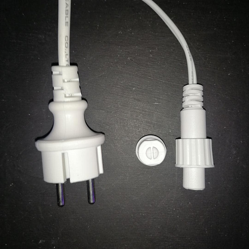 													Светодиодная бахрома 3 м, белый теплый 100 LED, статичный с FLASH эффектом, провод белый, 100L(б/п)- фото 3
