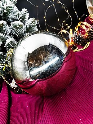 Шар 20 см 1 шт шампань 200SP01-01CH