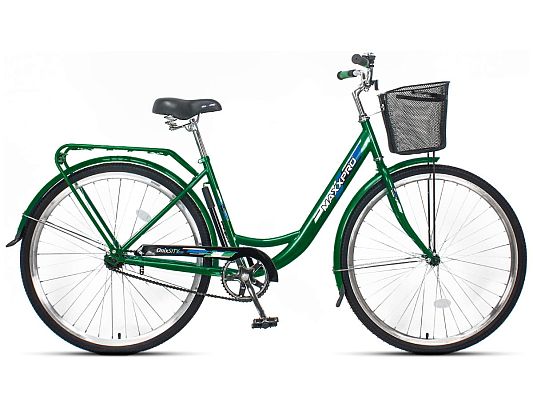 Велосипед городской  MAXXPRO ONIX 28"/700c 18" зеленый-черный 850-2 2022