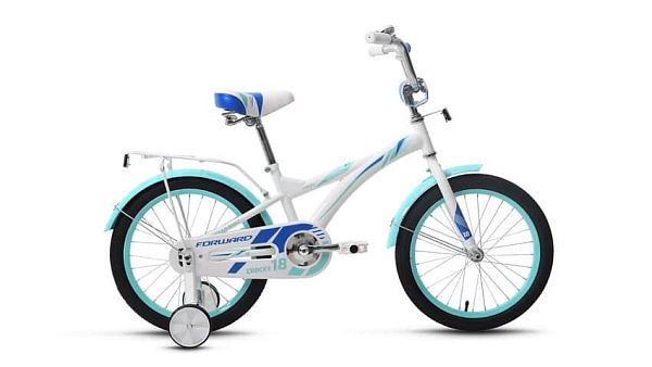 Велосипед городской FORWARD Crocky 18 girl 18" 10,5" 1 ск. белый глянцевый FORWARD Crocky 18 girl  б