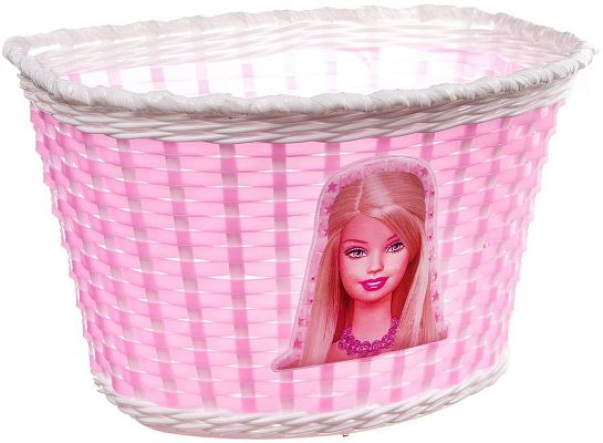 Велокорзина передняя STG HL-BS03-6 "Барби" детская розовый Х95756