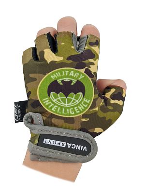 Велоперчатки Vinca sport Милитари 3XS зеленые VG 951 Military (3)
