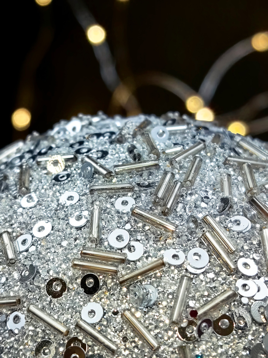 Набор шаров 10 см 2 шт серебристый 301391S10 фото 3 Набор шаров 10 см 2 шт серебристый 301391S10 фото 3