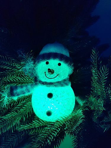 Снеговик 12 см голубой 27010Blue фото 3 Снеговик 12 см голубой 27010Blue фото 3