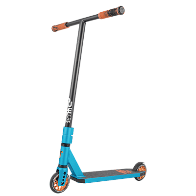 Самокат Трюковой Tech Team DUKER 303 черно-голубой   Самокат Трюковой Tech Team DUKER 303 черно-голубой