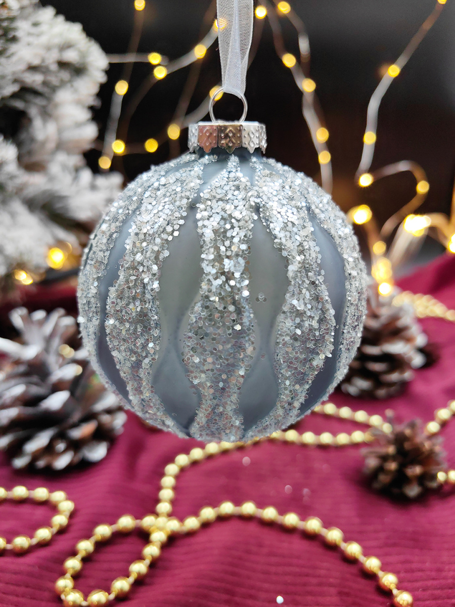 Шар туманный 8 см, стекло Merry Green MG24207 фото 2 Шар туманный 8 см, стекло Merry Green MG24207 фото 2