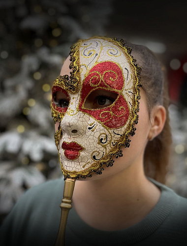 Карнавальная маска см PL13RED фото 6 Карнавальная маска см PL13RED фото 6