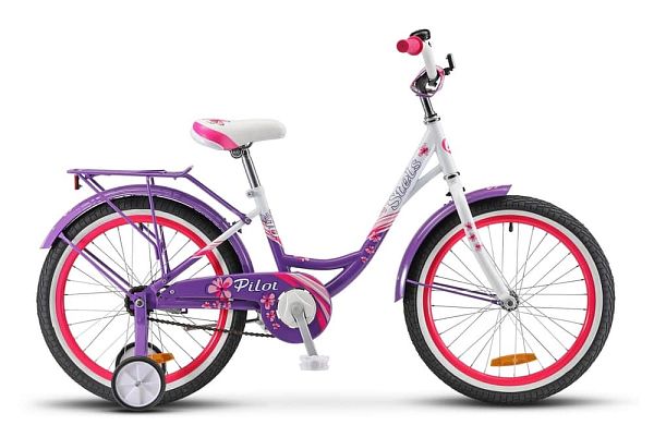 Велосипед детский  STELS PILOT 210 Lady 20" 12" Пурпурный/белый LU074841 