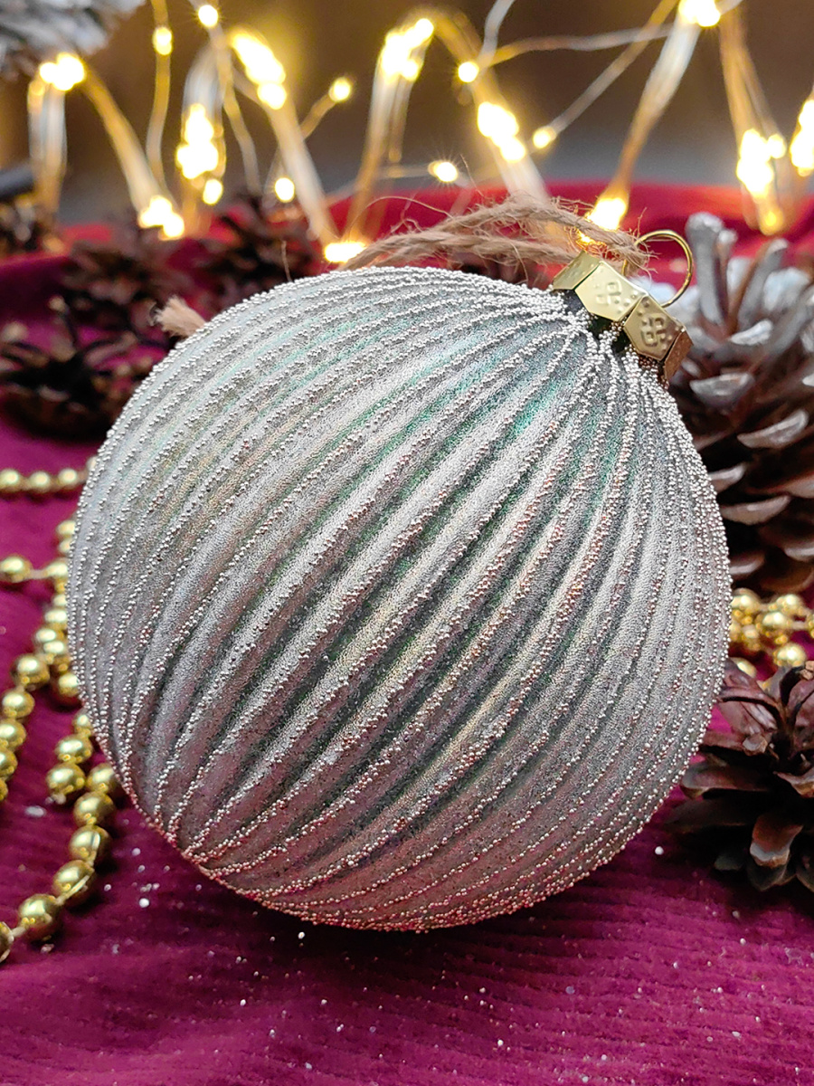 Шар изумрудный 10 см, стекло Merry Green MG24229 фото 3 Шар изумрудный 10 см, стекло Merry Green MG24229 фото 3